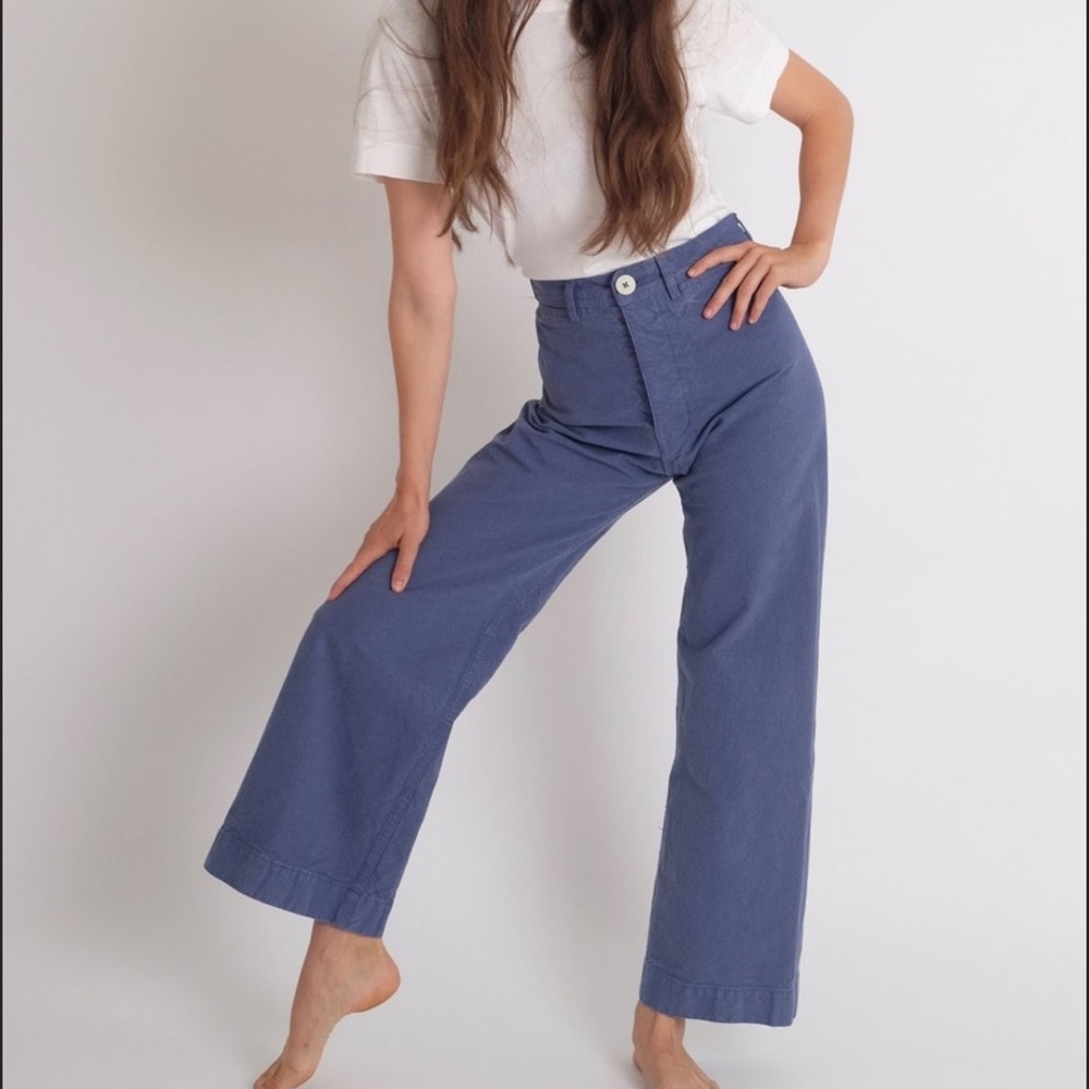 Mechanics Blue Jesse Kamm Sailor Pants - Size 2
